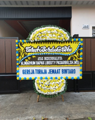 Papan Bunga Duka di Talang Betutu