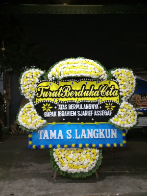 Papan Bunga Duka di Talang Betutu